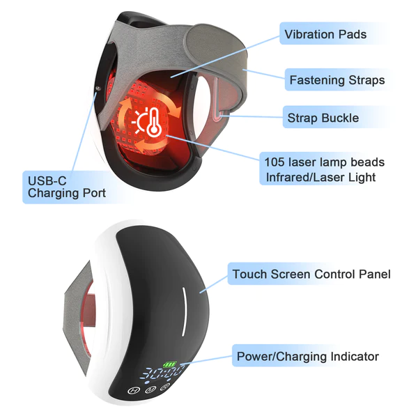 KTS® Infrared Laser Knee Pain Therapy Massager - Image 7