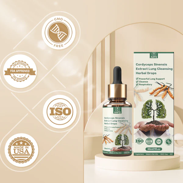 AAFQ™ Cordyceps sinensis Extract - Lung Clearing Drops