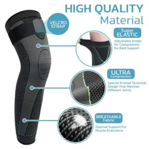 ANWX KNEECA Tourmaline Acupressure Selfheating Knee Sleeve