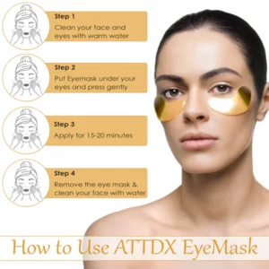 ATTDX AgeDefy 24KGold SnailFirming EyeMask