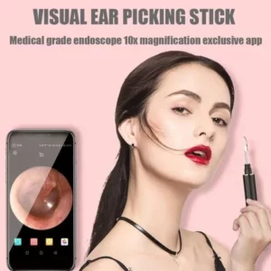 Alternative view of Clean Earwax-Wi-Fi Visible Wax Removal Spoon USB 1296P HD Load Otoscope