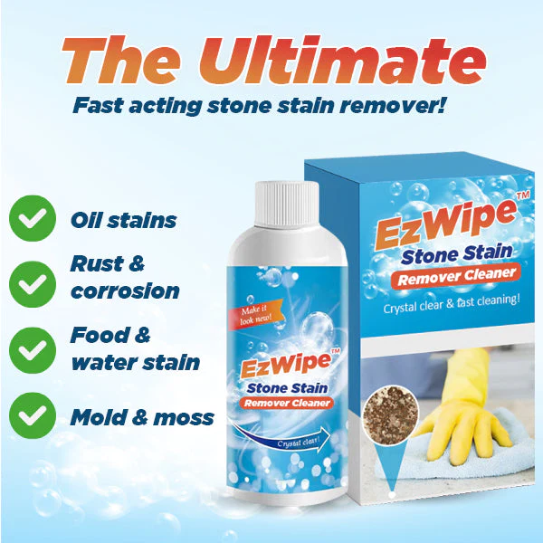 EzWipe™ Stone Stain Remover Cleaner