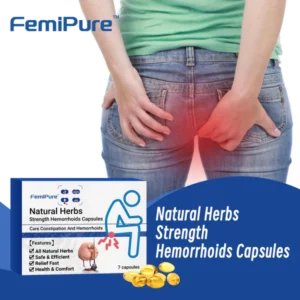 FemiPure™ Natural Herbal Strength Hemorrhoid Capsules