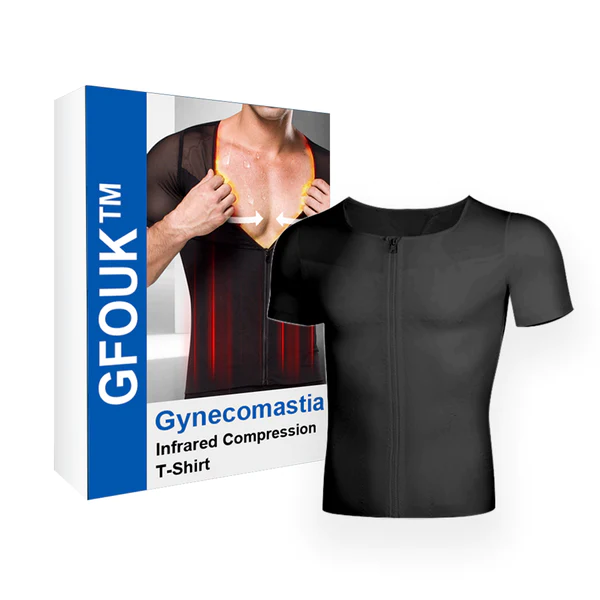 GFOUK Gynecomastia Infrared Compression T-Shirt