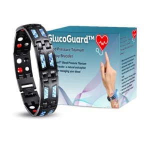 GlucoGuard™ Blood Pressure Titanium Therapy Bracelet