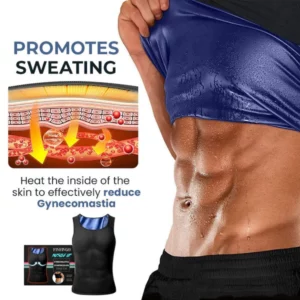 Alternative view of Humxf™ Gynecomastia MuscleUp Compression Tank Top