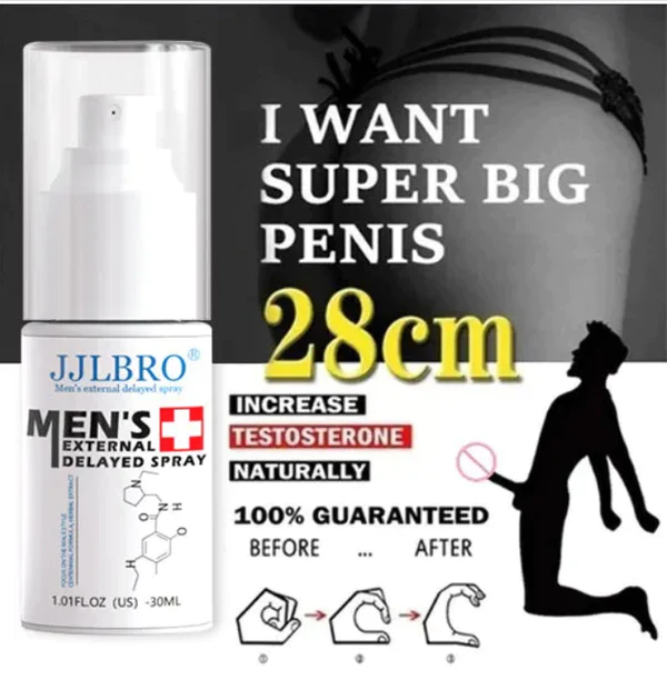 JJLBRO® Mens Long Lasting Delay Stronger Spray