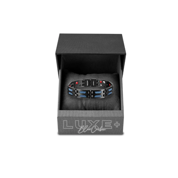 LUXE+ Blau Carbon Timeless Armband