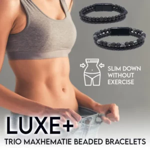 Alternative view of LUXE+ Trio MAXHematie Beaded Bracelets