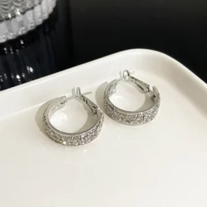 Alternative view of Liacsy™ Detoxify LymphFlow Huggie Earrings