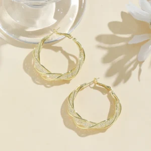 Liascy™ LymphaFit Twist Hoop Earrings