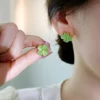 Lymph Magnet Therapy Opal Rotating Earrings