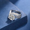 Moeva ™Magnetology Moissanite Diamond Ring