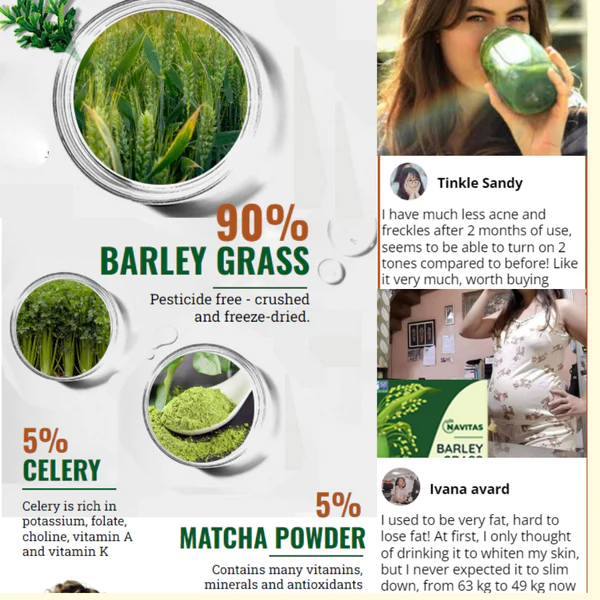 Naveta™ Barley Grass Powder 100% Pure & Organic - Image 5