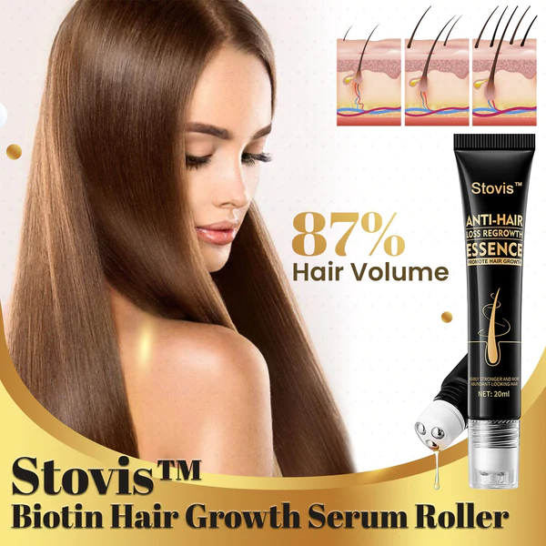 Stovis Biotin Hair Growth Roll-On Massage Essence