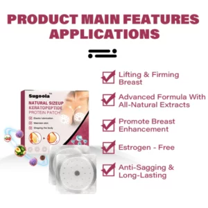 Alternative view of Sugoola™Natural SizeUp Keratopeptide Protein Patch PLUS
