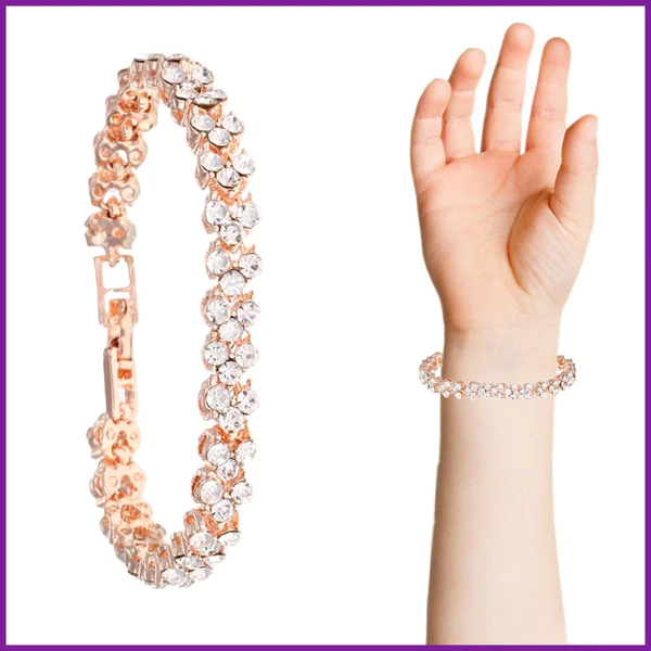 Zircon Curve Body Slimming Bracelet - Image 3
