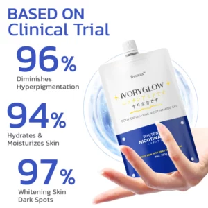 Alternative view of flysmus™ IvoryGlow Body Exfoliating Nicotinamide Gel