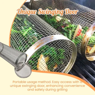 Ceoerty™ 360° Pro Rotate Stainless Steel BBQ Basket