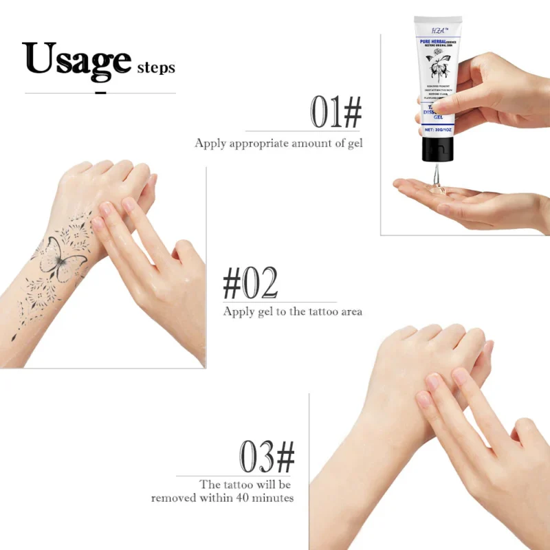 HZA™ Tattoo Dissolving Gel
