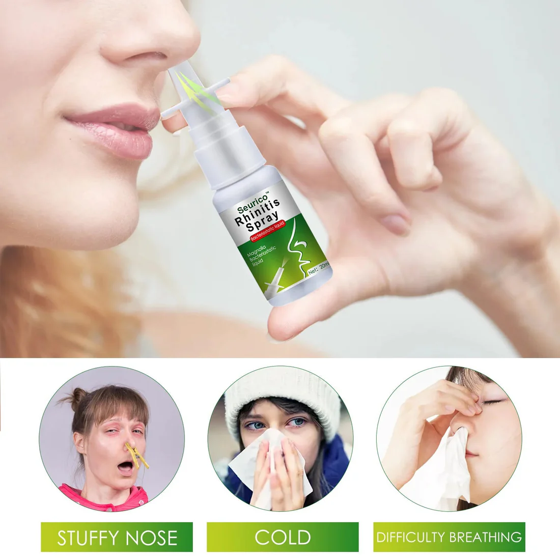Herbal Natural Sterilization Spray - Effective Treatment Of Snoring Rhinitis