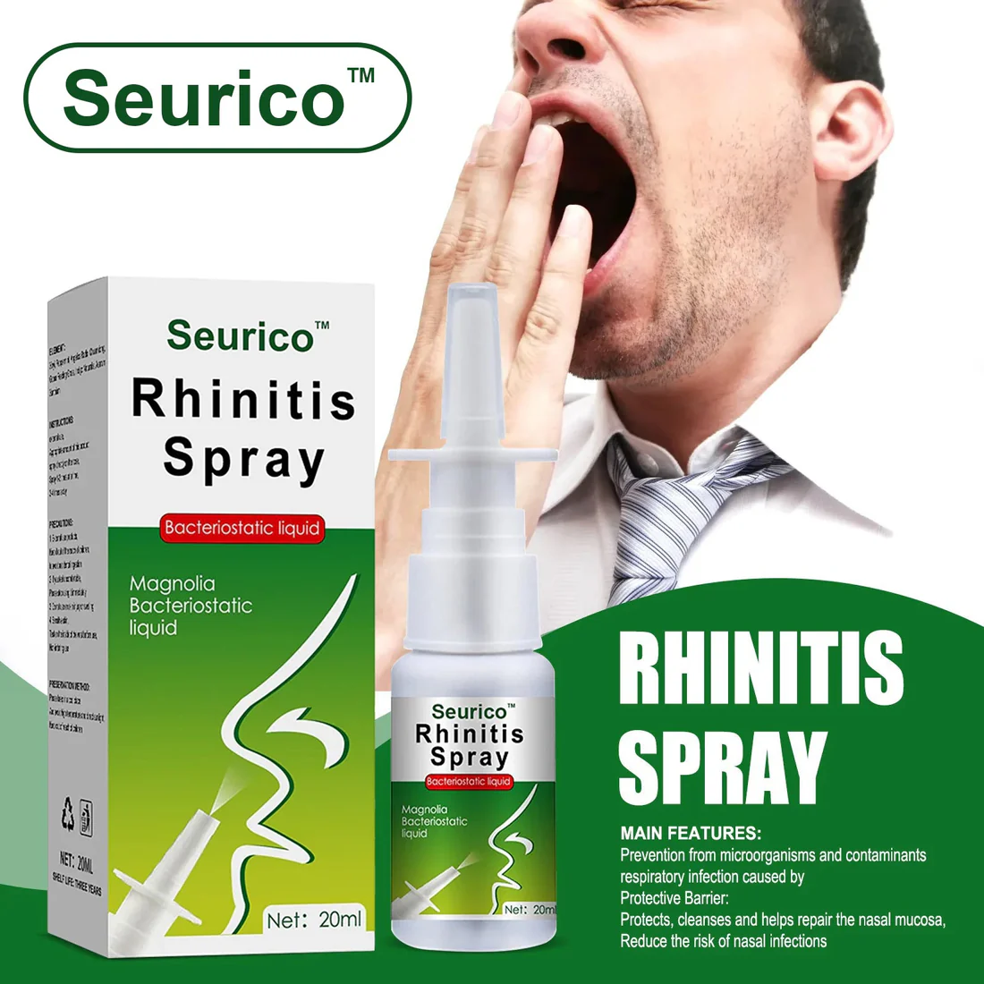 Herbal Natural Sterilization Spray - Effective Treatment Of Snoring Rhinitis