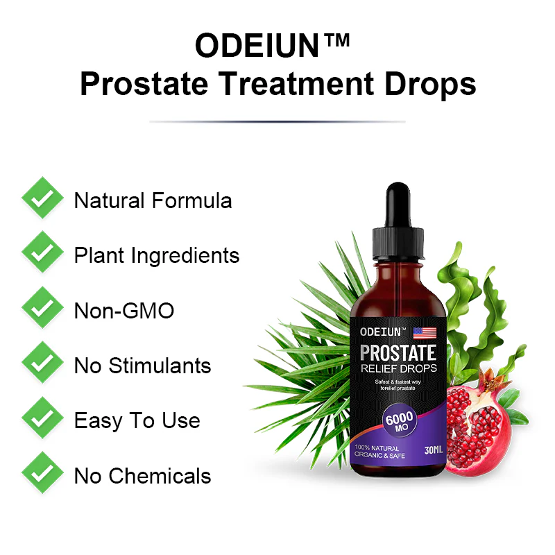 ODEIUN™ Prostate Treatment Drops – Safest & Fastest Waytorelief Prostate