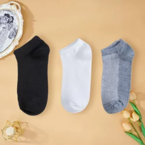 8 Pairs Lot Solid Mesh Womens Short Socks