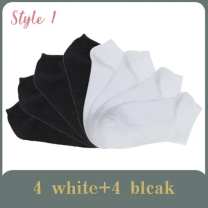 8 Pairs Lot Solid Mesh Womens Short Socks