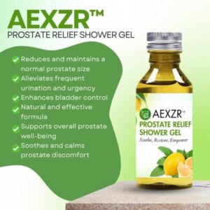 Xhel dushi AEXZR™ për lehtësimin e prostatës