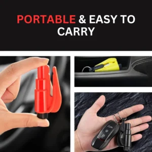 AEXZR™ 2-in-1 Emergency Car Glass Breaker & Seatbelt Cutter