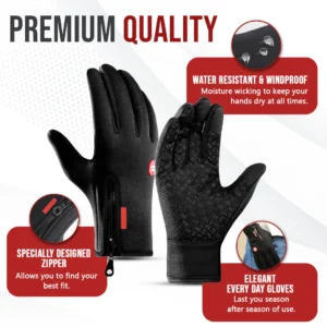 AEXZR™ All-Weather Touchscreen Gloves