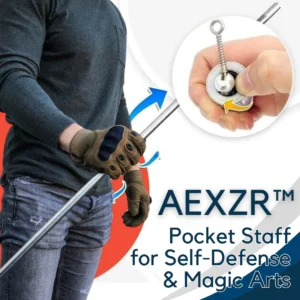 AEXZR™ Pocket Staff for Self-Defense & Magic Arts