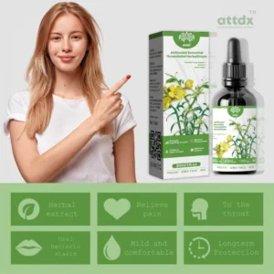 ATTDX AirflowAid Bronchial ThroatRelief HerbalDrops