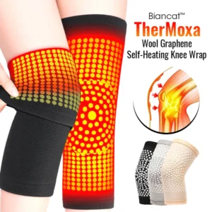 CC™ TherMoxa волна графен само-загревачка обвивка за колена