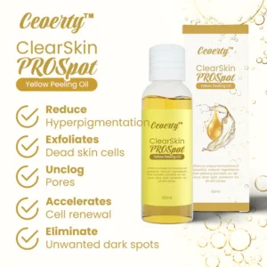 Ceoerty™ ClearSkin PROSpot жолто масло за пилинг