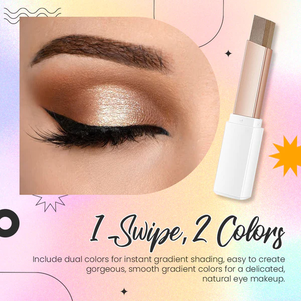 ChromaGlow™ Double Color Glitter Eyeshadow Stick