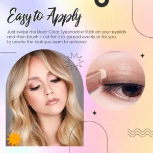 ChromaGlow™ Double Color Glitter Eyeshadow Stick
