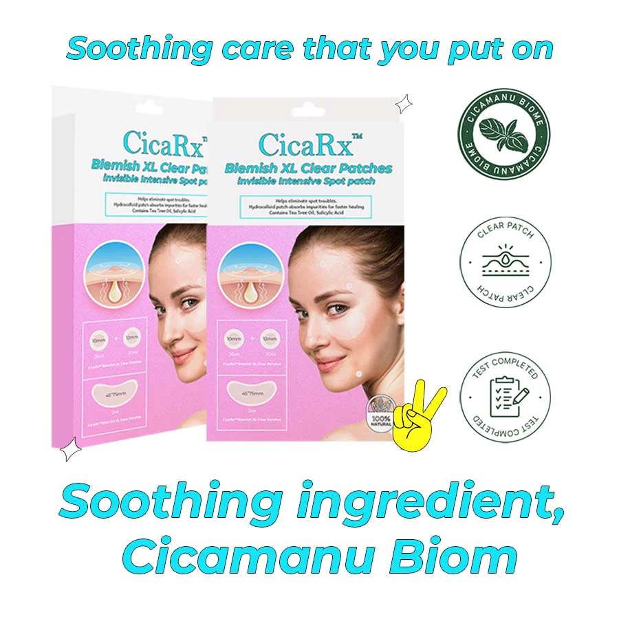 CicaRx™ Blemish XL Clear Patches