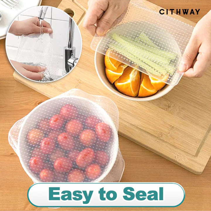 Cithway™ Reusable Food Wraps (SET OF 4)