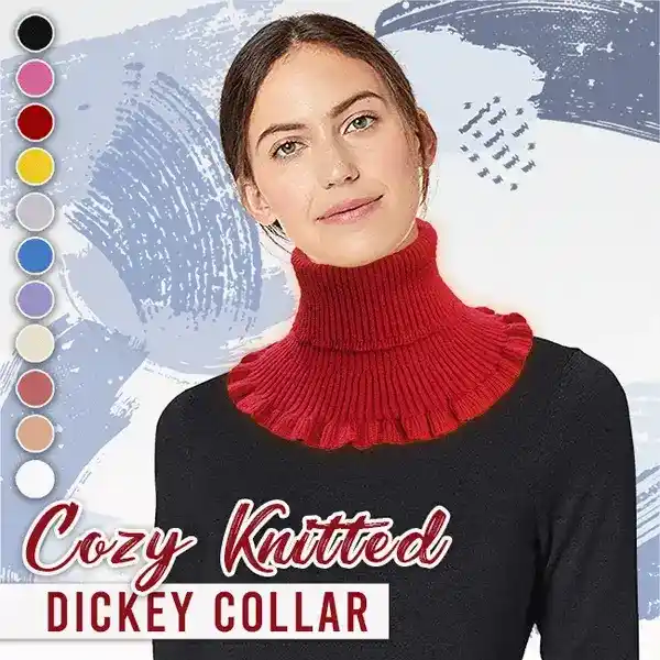 Cozy Knitted Dickey Collar