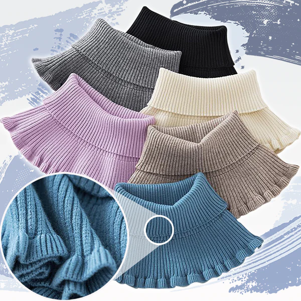 Cozy Knitted Dickey Collar
