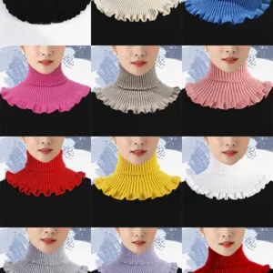 Cozy Knitted Dickey Collar
