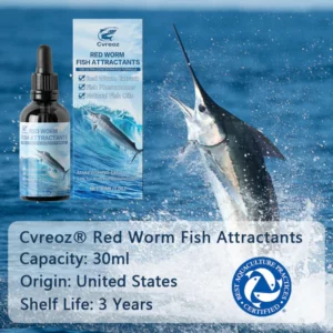 Cvreoz® Red Worm Fish Attractants for Baits