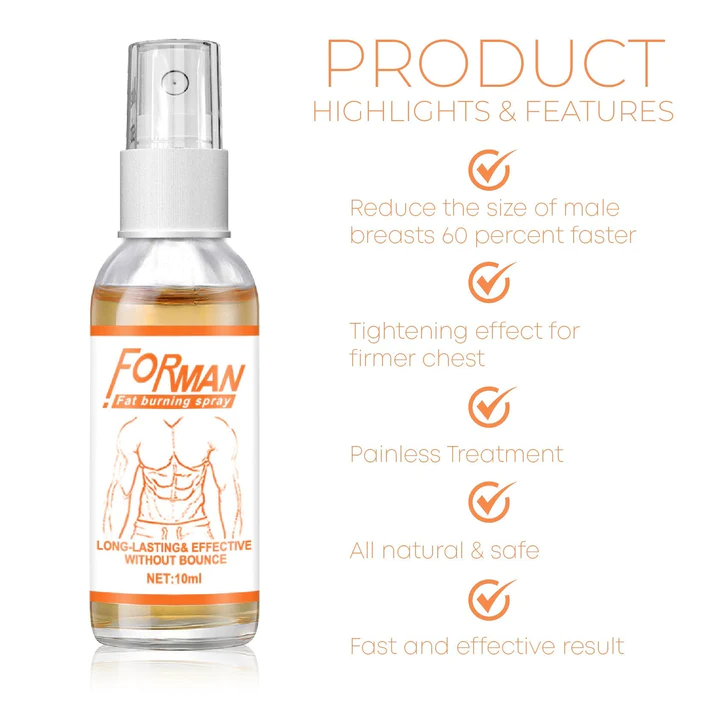 FORMAN Gynecomastia FatBurning Spray - Image 6