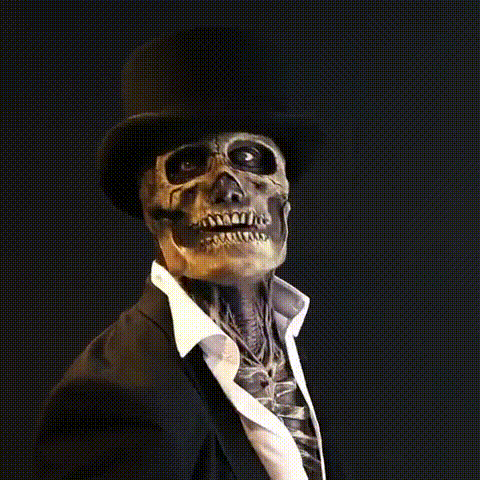 GFOUK™ Halloween Afgryslike Skeleton Bioman