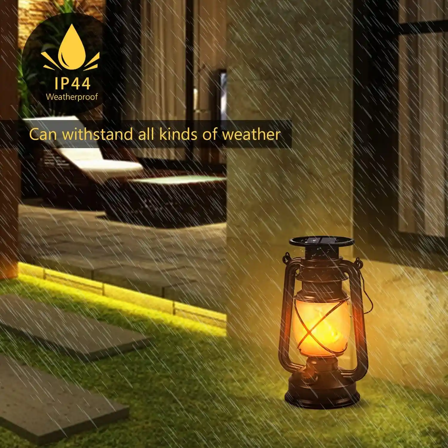 GFOUK™ Hanging Solar Dancing Flame Lights