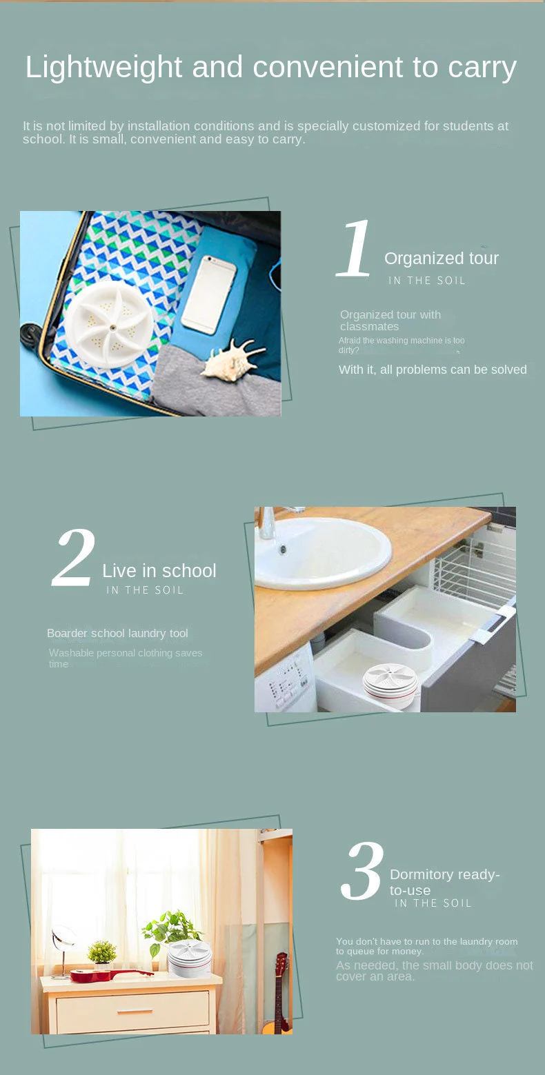 GFOUK™ Portable Washing Machine