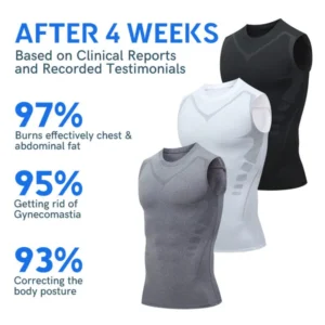 Alternative view of GFOUK™ Tourmaline MENIONIC Posture Improvement Vest
