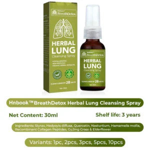Hnbooka™️ BreathDetox Herbal Lung Cleansing Spray